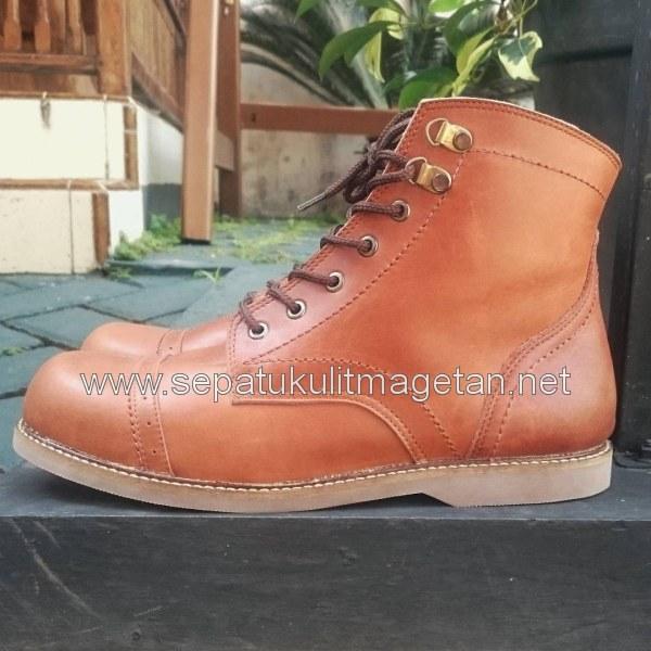 Sepatu Kulit Boots Eksklusif FB009